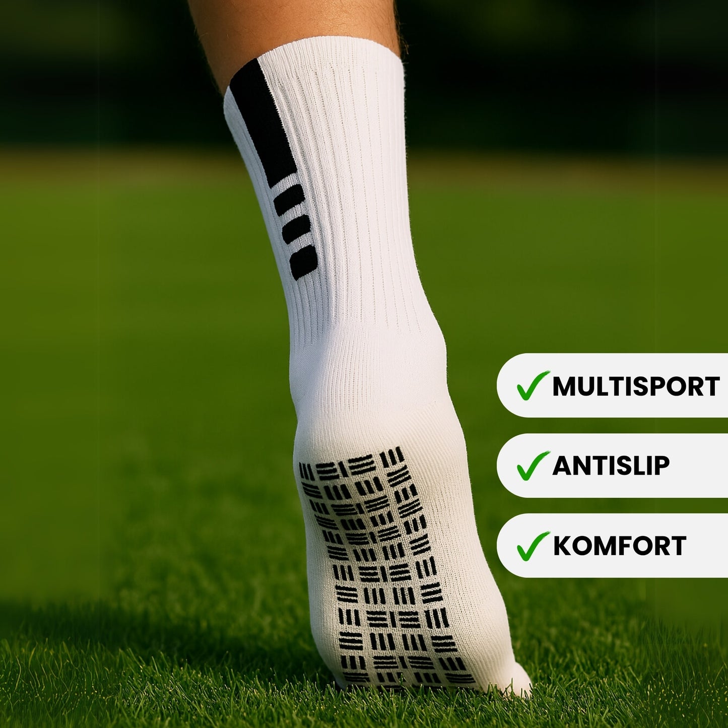 Maestrofootball Premium Grip-Socke für Kinder - Fußball