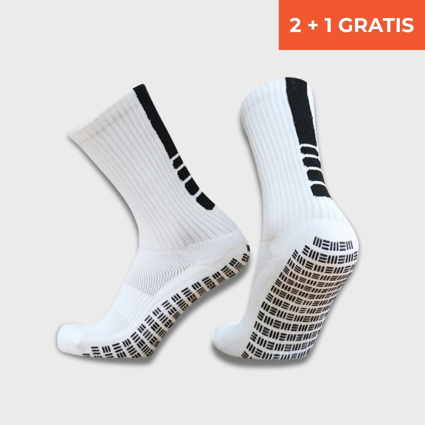 Maestrofootball Premium Grip-Socke Weiß für Kinder - Fußball