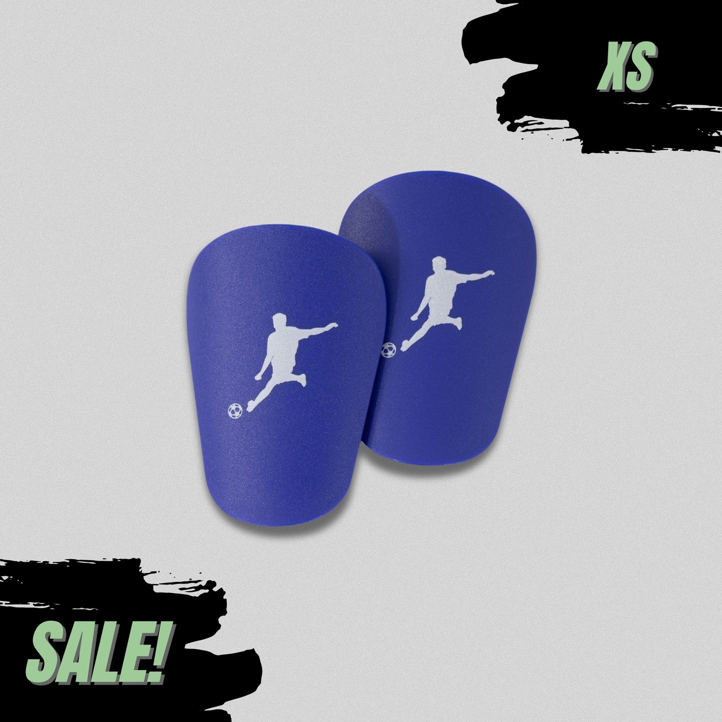 Maestrofootball Maestro™ – Mini-Schienbeinschoner Blau XS für Kinder - Fußball