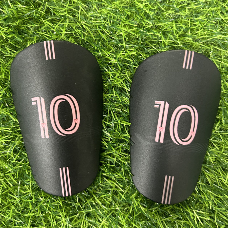 Maestrofootball Mini Schienbeinschoner - Schwarz / Rosa Schwarz Rosa für Kinder - Fußball