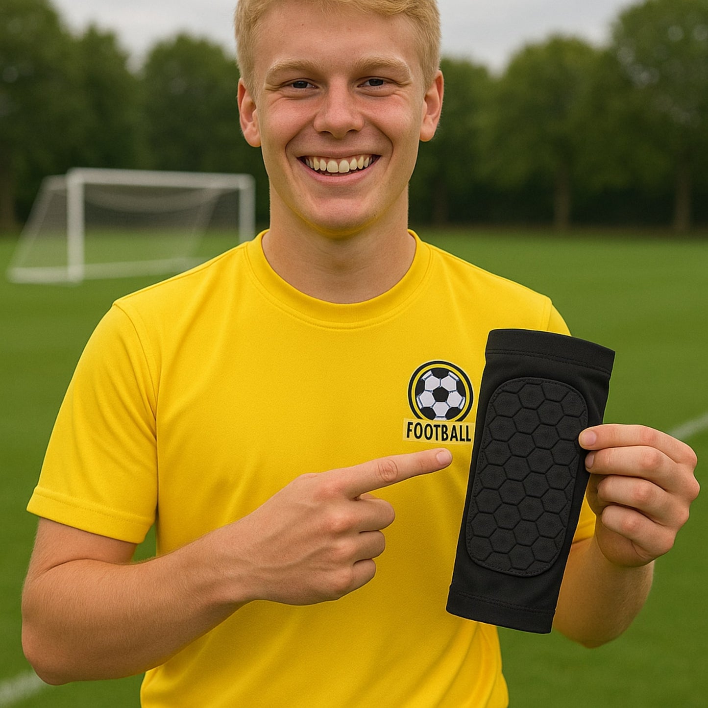 Maestrofootball Maestro™ - Integrierte Schienbeinschoner für Kinder - Fußball