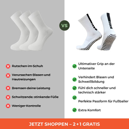 Maestrofootball Premium Grip-Socke für Kinder - Fußball