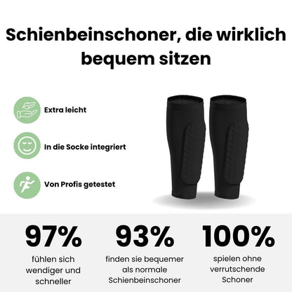 Maestrofootball Maestro™ - Integrierte Schienbeinschoner für Kinder - Fußball