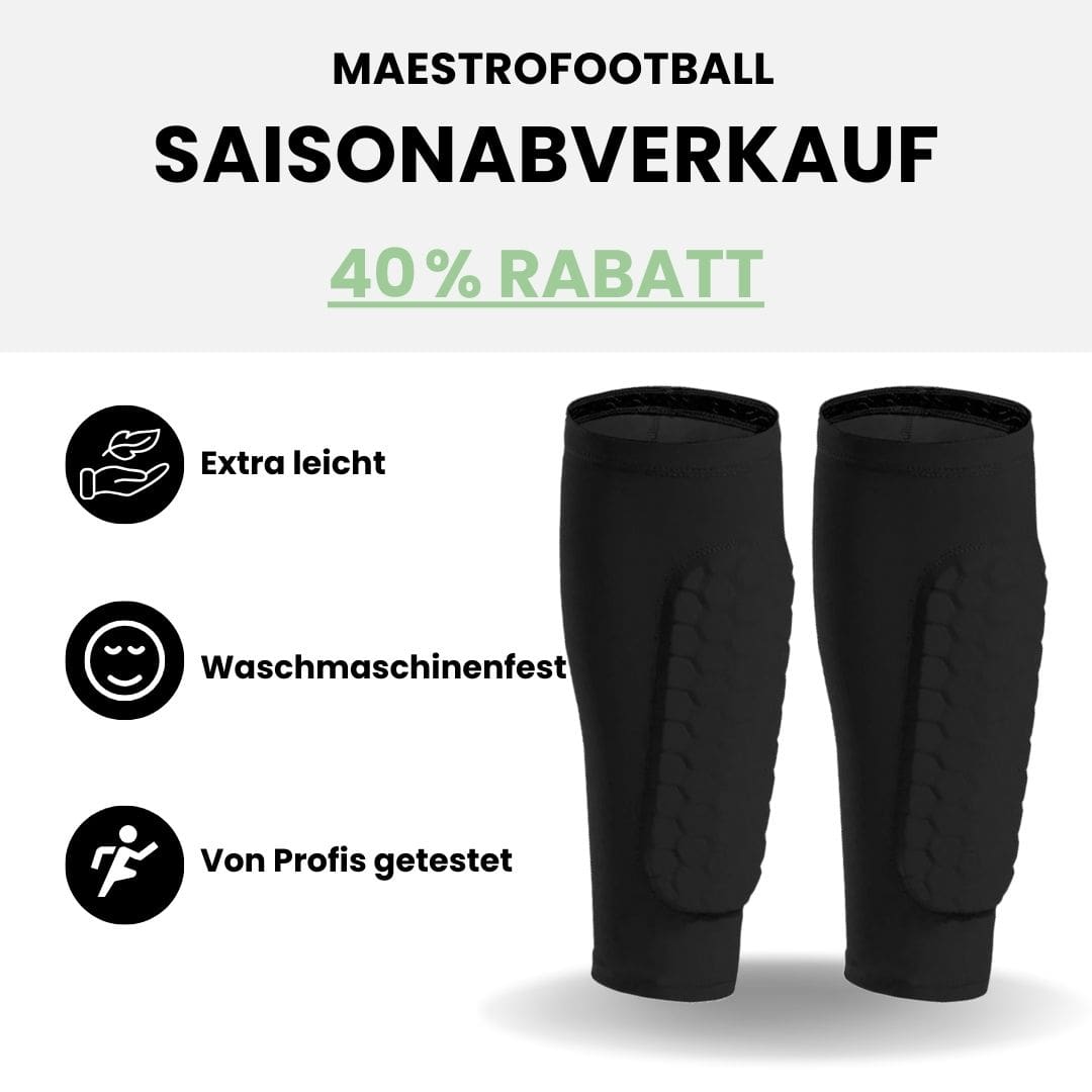 Maestrofootball Maestro™ - Integrierte Schienbeinschoner für Kinder - Fußball