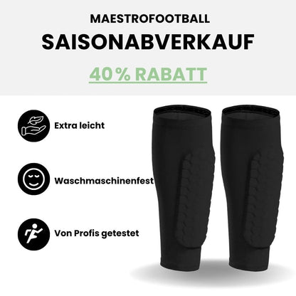 Maestrofootball Maestro™ - Integrierte Schienbeinschoner für Kinder - Fußball