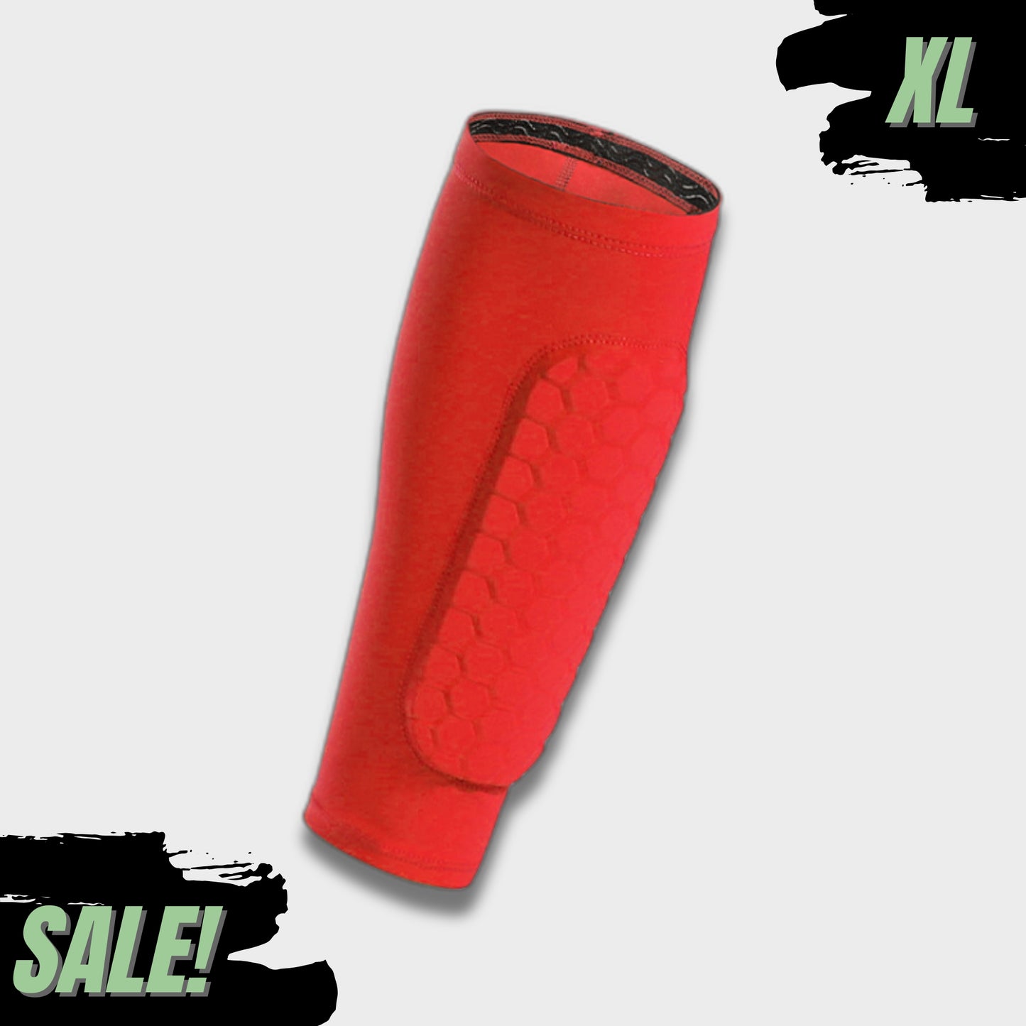 Maestrofootball Maestro™ - Integrierte Schienbeinschoner Red XL für Kinder - Fußball